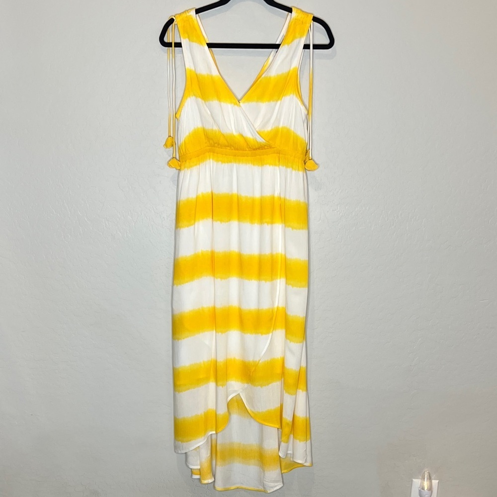 Tommy Bahama Sunny Stripes High Low Dress size XS
